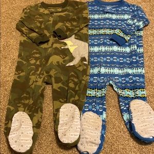 Carters Fleece Pajamas (2 pair)
